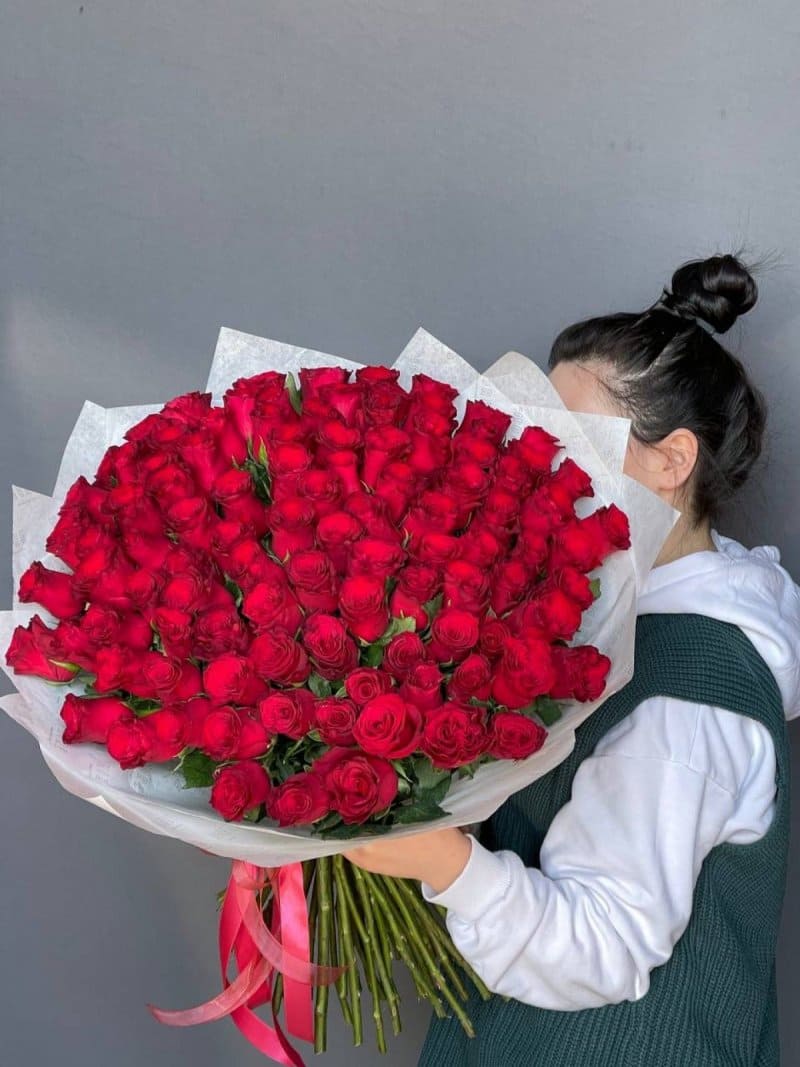 101 Gül Buketi